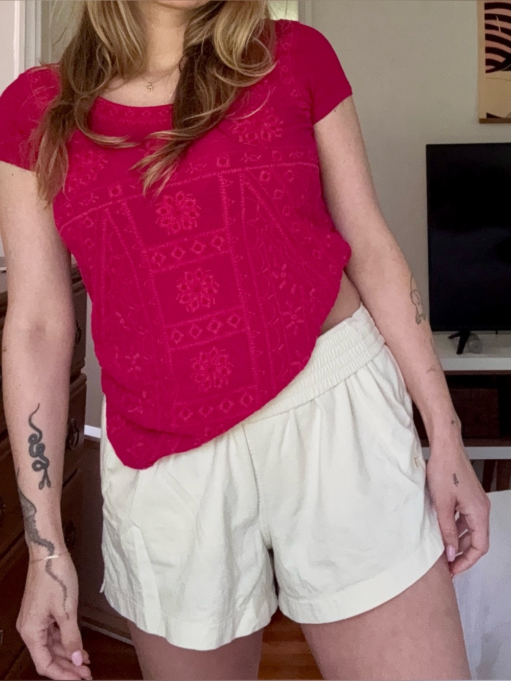 Embroidered Lucky Top